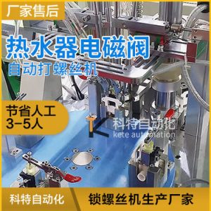 熱水器電磁閥半自動(dòng)打螺絲機(jī) 自動(dòng)上螺絲視頻案例